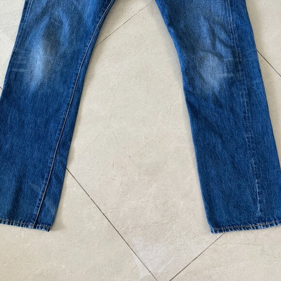 Levi's Vintage Clothing LVC 1947 501xx Selvedge Straight Leg Denim Jeans 33x32 - Picture 3 of 9